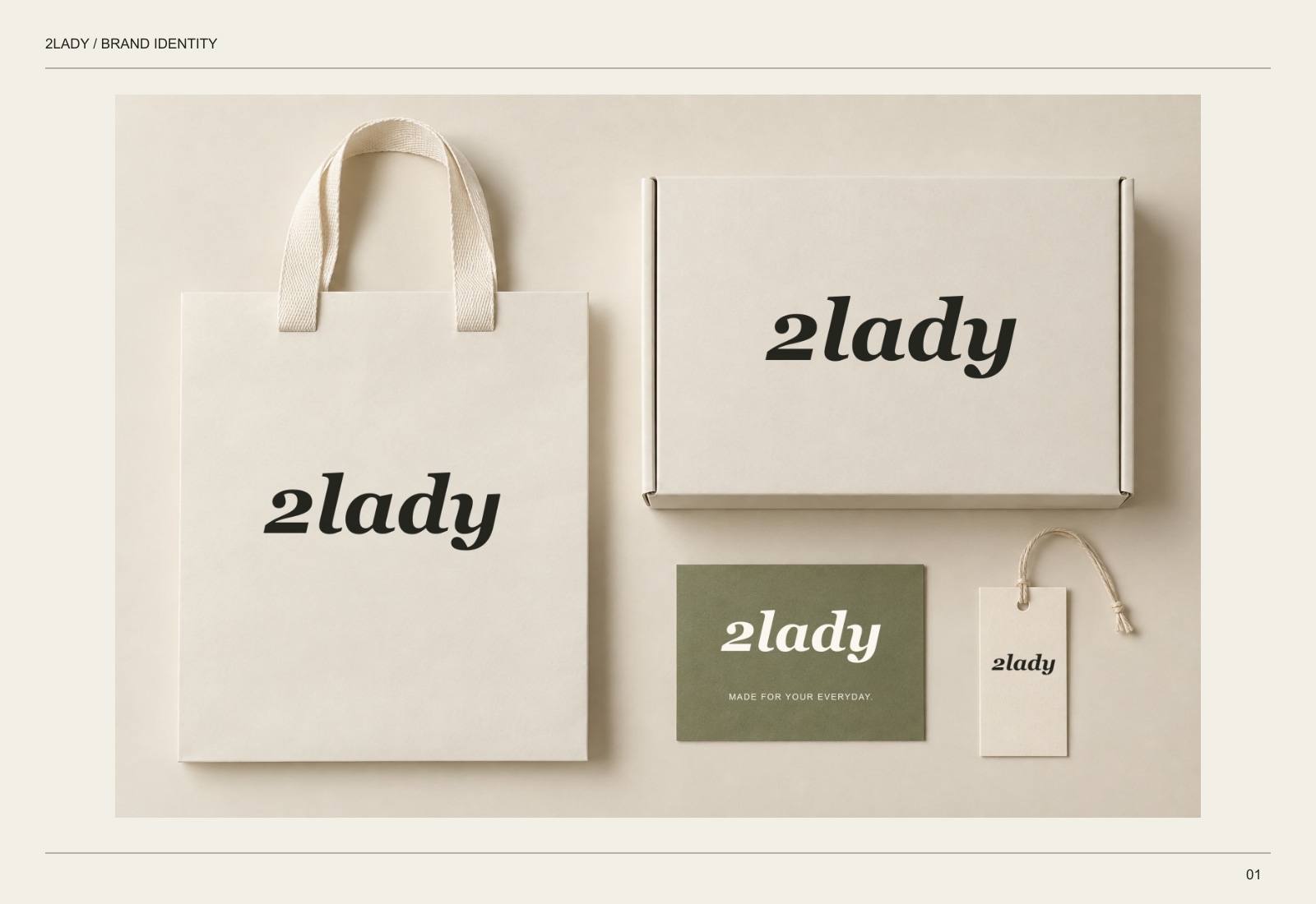2lady / coordinated brand applications