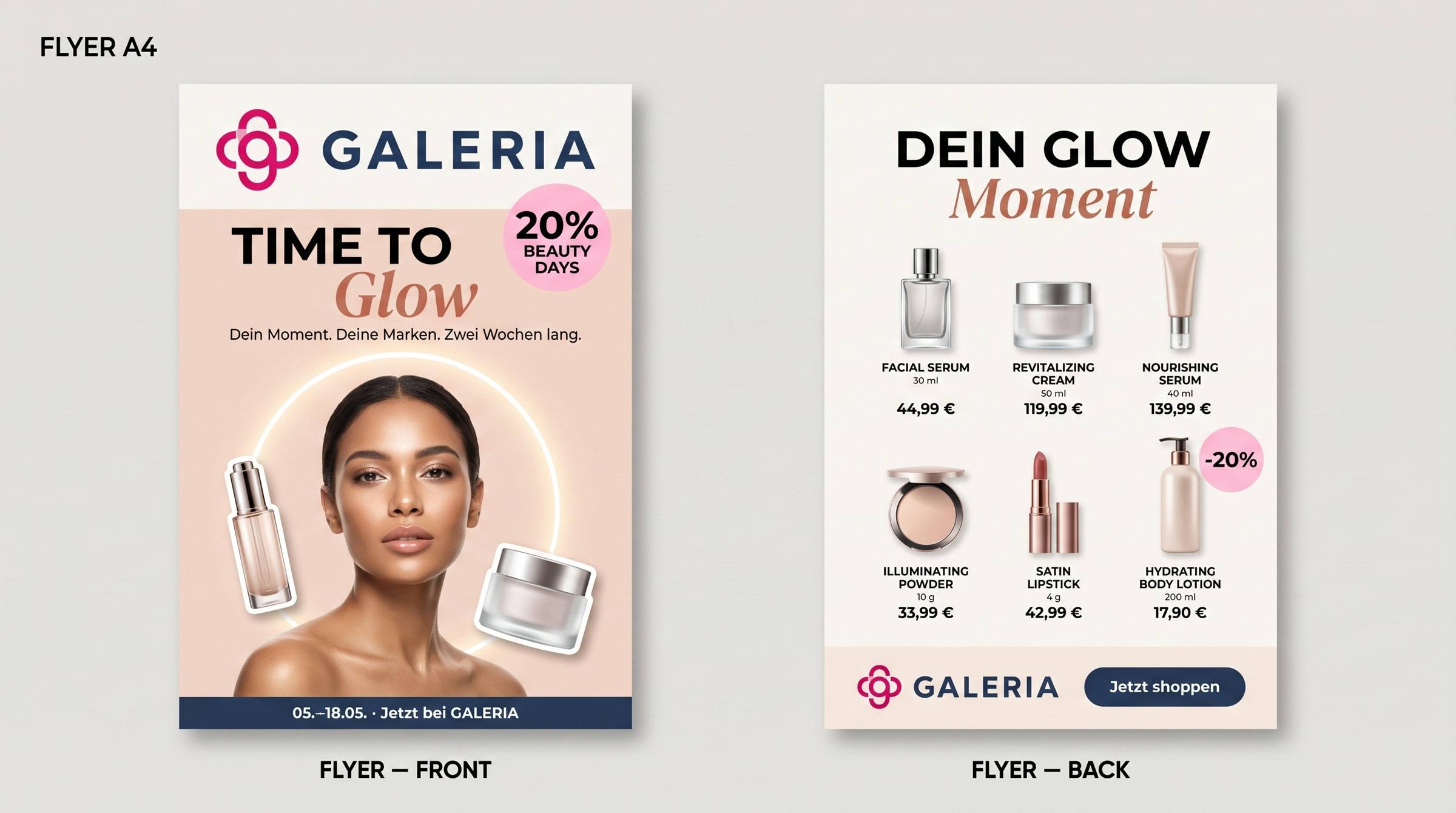 GALERIA promotional flyer