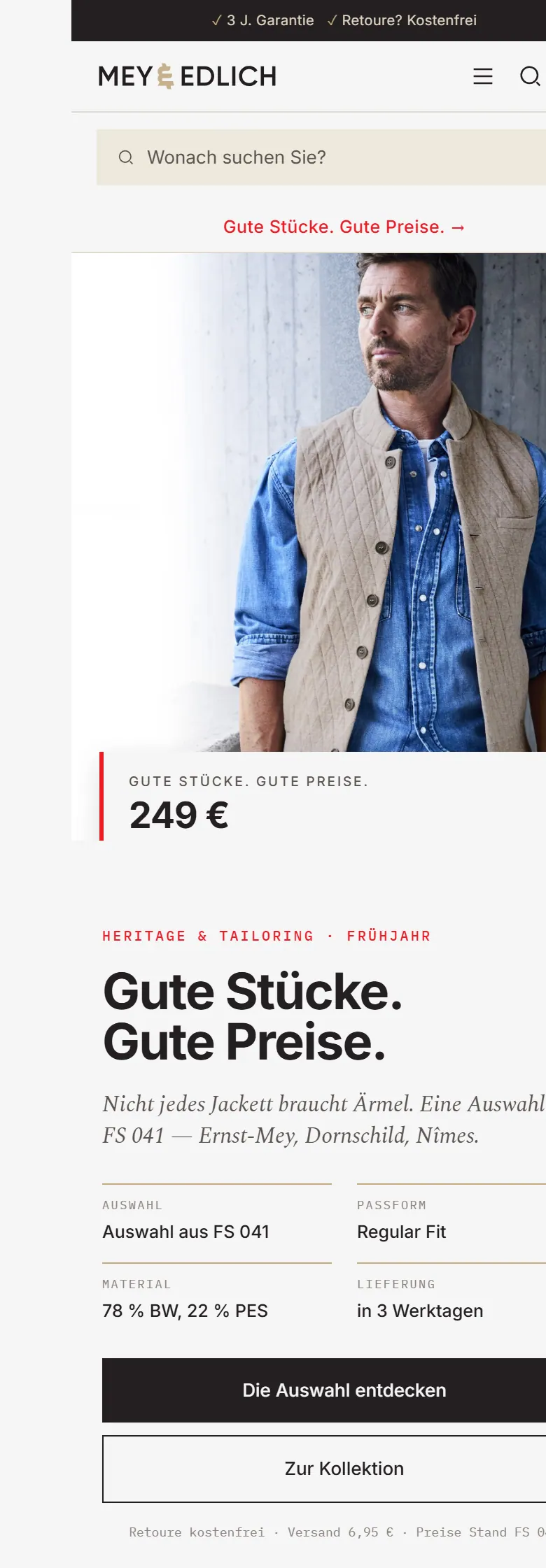 Mey and Edlich mobile campaign